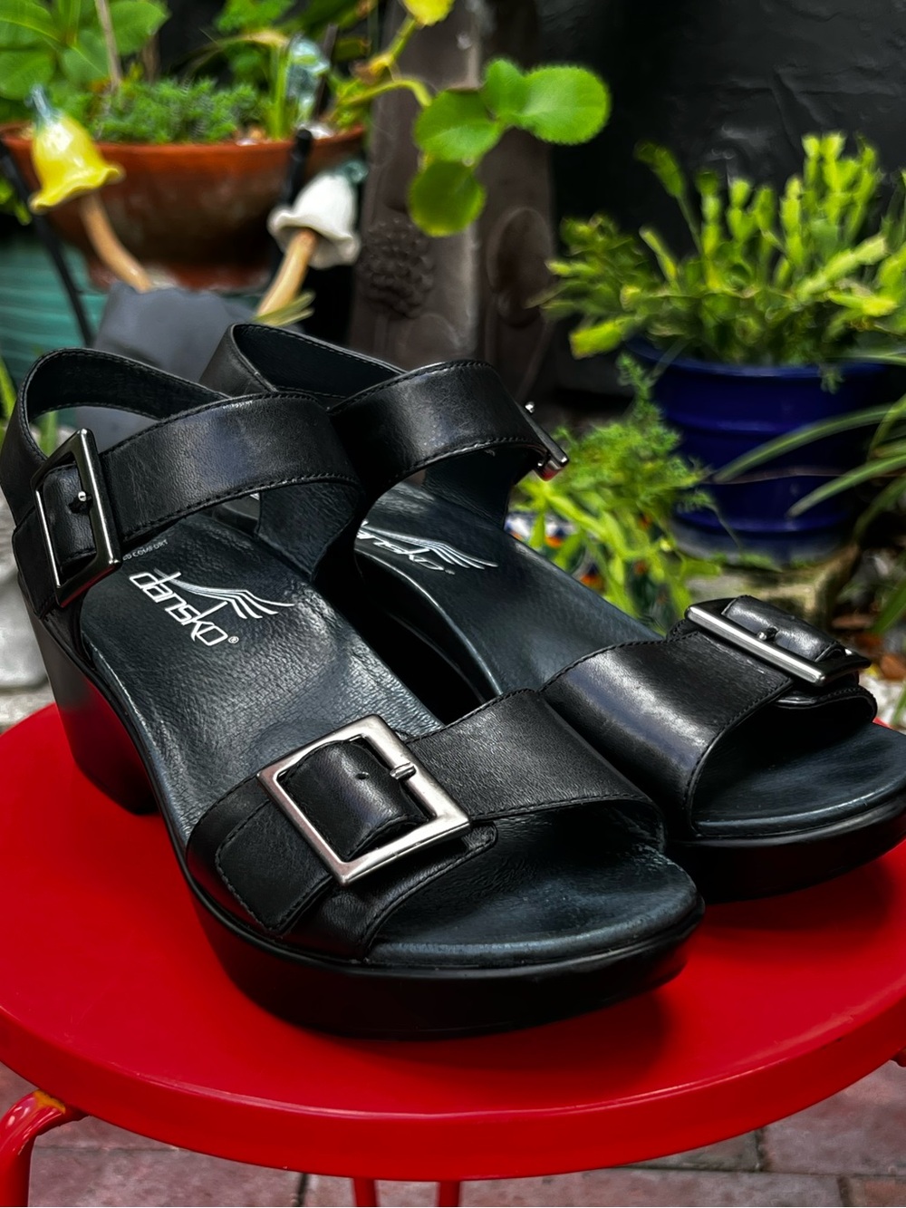 Dansko Jen Met Black Full Grain Leather Exclusive Walking Co Superior Arch Size9